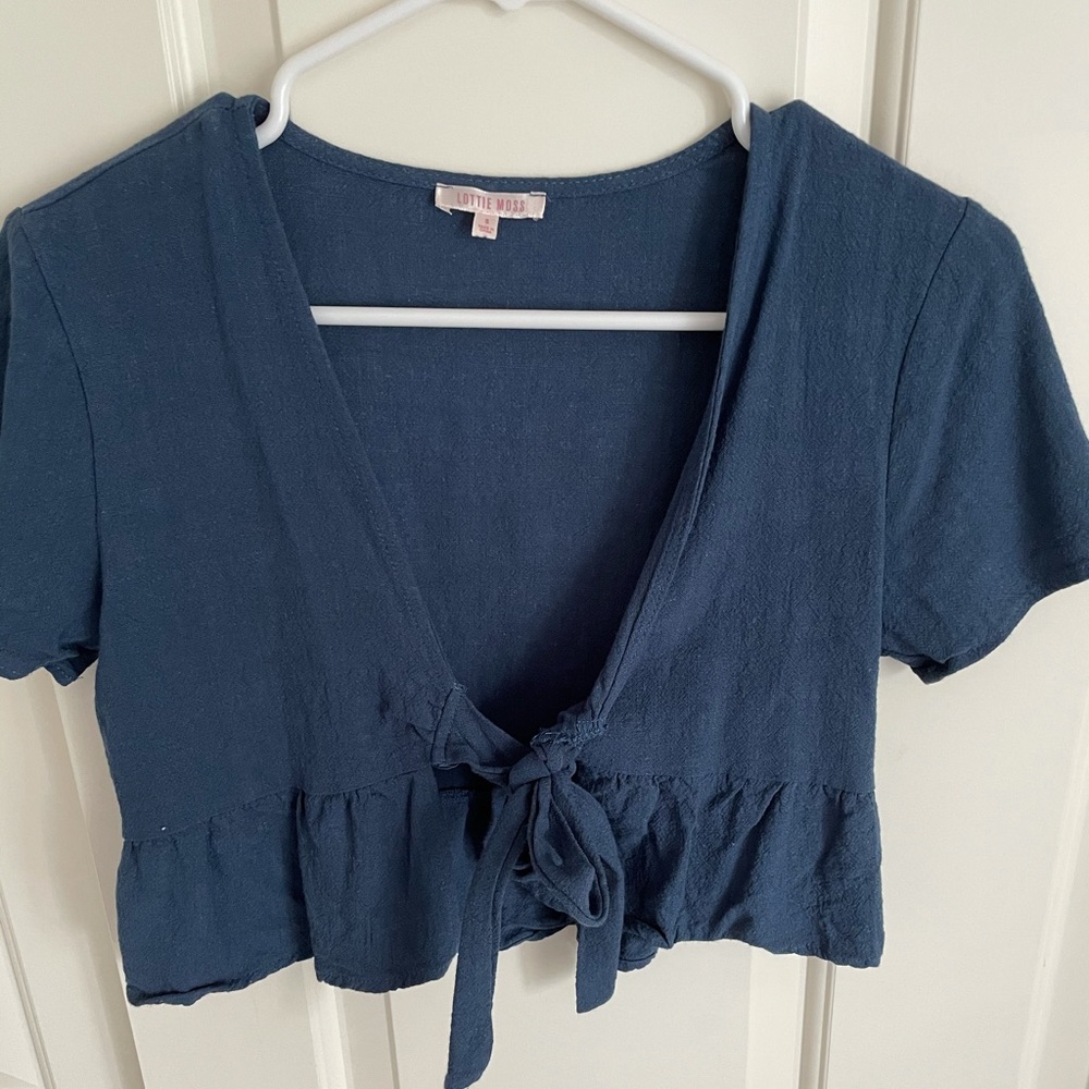 Pacsun tie front top